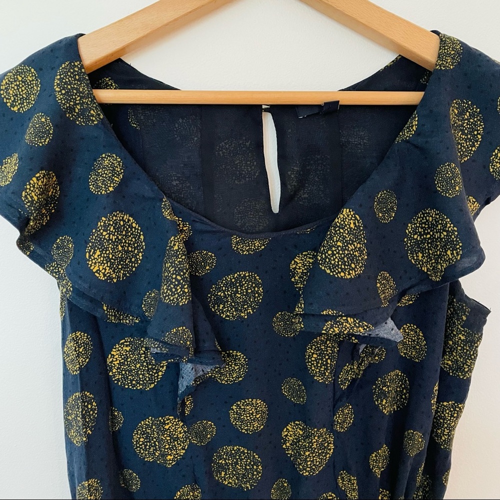 GAP Patterned Ruffled Dress - Picture 1 of 3